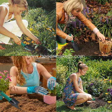 Customized Portable Garden Work Tools Set Gardening Tools for Home useful green Garden Tool Set With Carrying Case